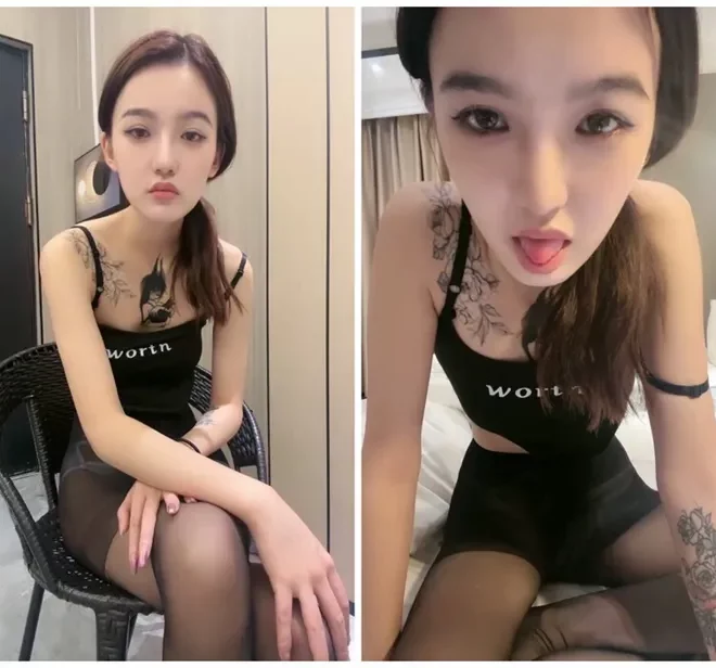 美女の魅力的なタトゥーと6時間のホテルでの自己慰発見！刺激的な体験を共有