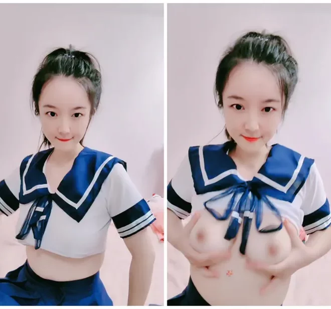 スタイル抜群の美人若妻が制服を着て魅了！身体を触ると甘美なシチュエーションで乳首を刺激する