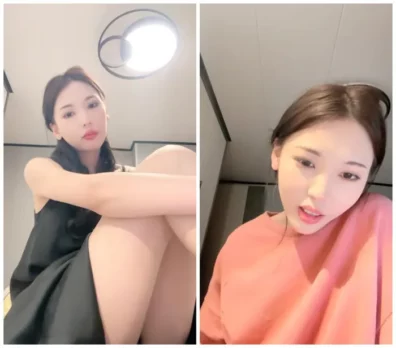 美女学妹！寮で大放出【お宝ベ儿】全身露出！素人の即興快感～