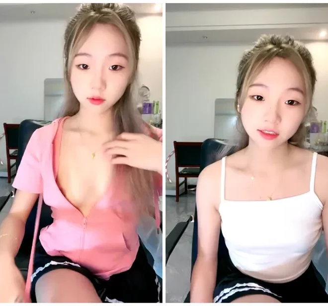 9分の美女（若者）で、甘えん坊な女の子！久しぶりにライブ配信再開します～短裙姿が絶品、白丝と秘穴を披露♪