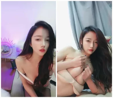 上海の超ビッチ最高級モデル、巨乳で魅了！視聴者を興奮させる刺激的ライブ配信