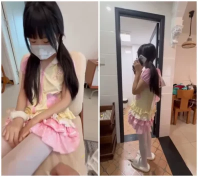 萌え系で可愛らしい00年代後半の少女【QQキャンディー フレンドシップ】家主が修理配管を手伝いながらおちゃめに絡んでくる