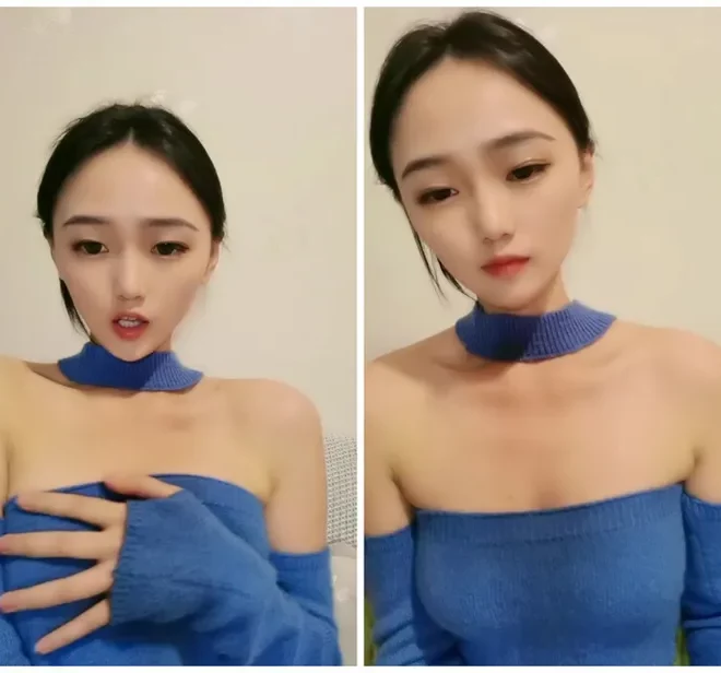 顔出し新人お姫様、両手で揉み胸＋ボイスオーバー、愛玉ッ！