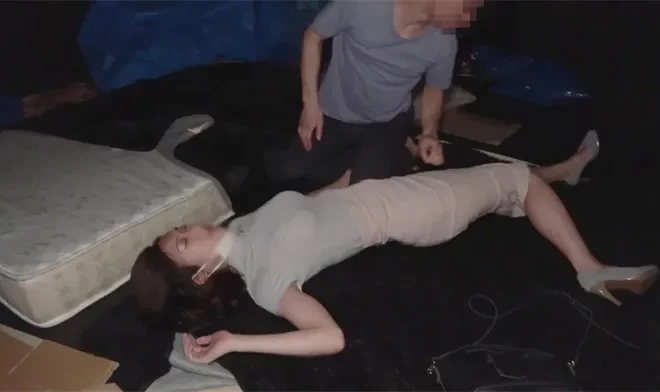 ???(品がいい)美女OLの緊張する夜：ショッピングモールで下された薬と追跡