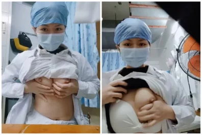 小柄で可愛い看護師が病棟でこっそり自慰、羞じむ呻吟を抑えきれず！くど口でもらう＆おねしょ騎乗位で～