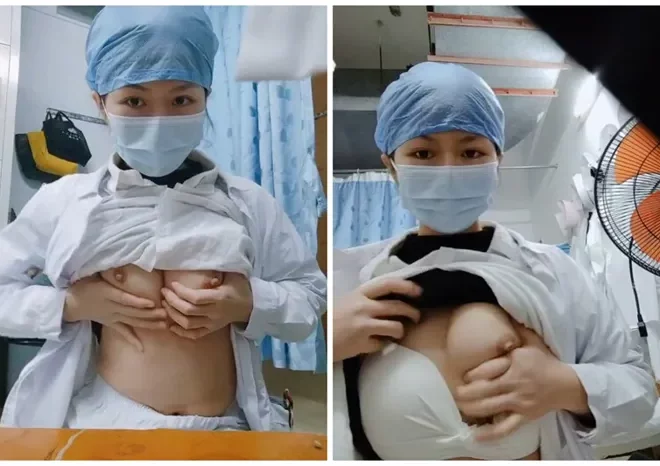 小柄で可愛い看護師が病棟でこっそり自慰、羞じむ呻吟を抑えきれず！くど口でもらう＆おねしょ騎乗位で～