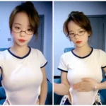 超絶セクシーな優雅メガネお姉さん！白いレオタードの美脚が腰をくねくねと揺らす、強引系AV男优との騎乗位深挿プレイ