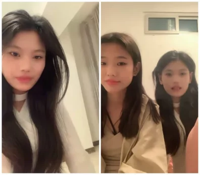 16歳未満の純粋で可愛らしい学生妹【まなざかちあや】お姫様たちが一緒に下世話系ライブ配信で収入を得る、おっぱいを触る男性陣による実況プレイ