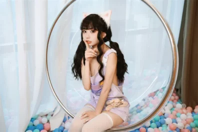 高級ACG界の女神 バンクーデビュー少女 喵小吉 珍品T3会員『小吉の感謝祭2』限定版『ウェディングドレス』隣家の乙女ボディが炸裂！