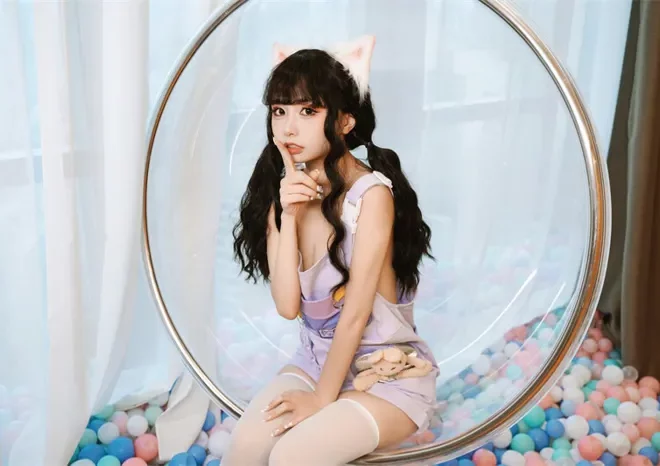 高級ACG界の女神 バンクーデビュー少女 喵小吉 珍品T3会員『小吉の感謝祭2』限定版『ウェディングドレス』隣家の乙女ボディが炸裂！