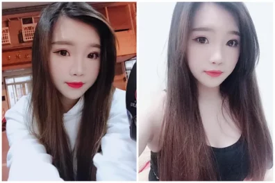 生活照・自拍：清純で美しい後輩の女の子が浴室でヌード自撮り！巨乳＆バストイレ体型、無毛の丸みボディを大胆に披露。