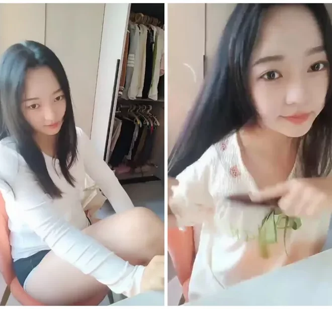 【お宝】乳首がぷにーな可愛さMAXの乙女！手ぶらで高級マッサージャーで自己慰玩（2.06G）