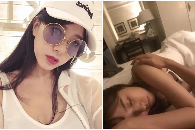 「反差」激しいニュースキャストが密着取材！超高クオリティ美女と彼女の不倫自撮り動画が衝撃のライブ配信を暴露、抜毛・プライベートな行為・口説きシーンの実際