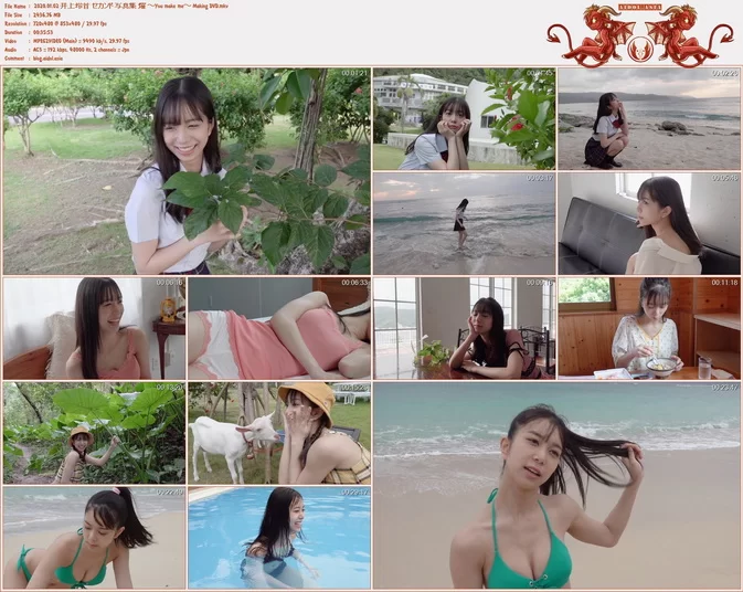 Reion Inoue セカンド写真集 燿 ～You make me～ 2020 Making DVD