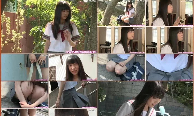 Minisuka.tv Koharu Nishino (Genjoshi) Limited Gallery MOVIE 01-02